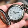Vintage Smooth Quartz Pocket Watch Image 5