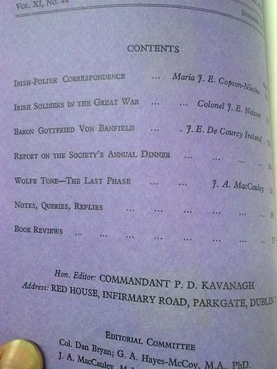 The Irish Sword Vol. XI Summer 1974 No. 44 Ireland military history