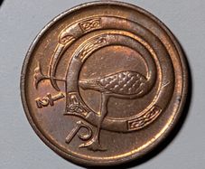 Irish Halfpennies x5
