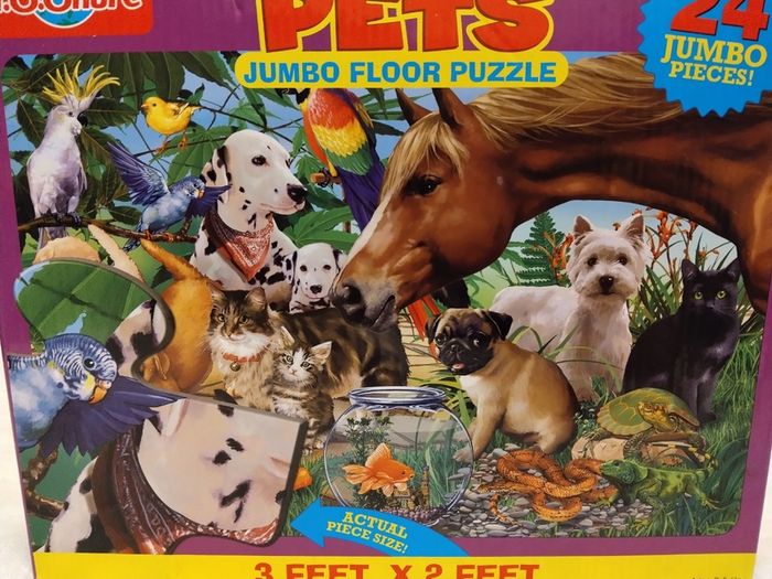 My Favourite Pets Jumbo Giant Floor Puzzle