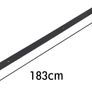 6ft Sliding Barn Door Hardware Kit Track Rail System for Wooden Door 183cm Image 3