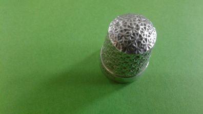 hallmarked antique silver thimble