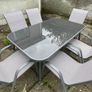Seville Six Seater Outdoor Dining Set Image 2