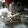 Rare A.B.J. Grafton China Coffee Part Set "Canton" Image 2