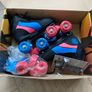 Children's Roller Skates size 4 with protective pads and box Image 6