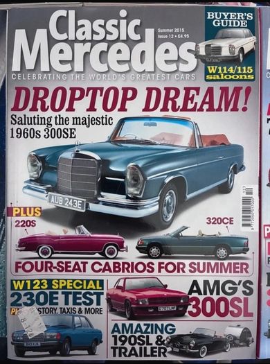 Classic Mercedes Magazines x4