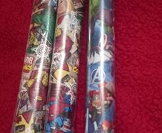 wrapping paper marvel new
