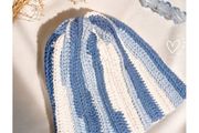 cloudie crochet beanie