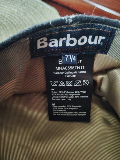 Barbour Cap