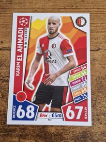 Topps Match Attax, Champions League 2017-18, Card 352, Karim El Ahmadi - free standard postage