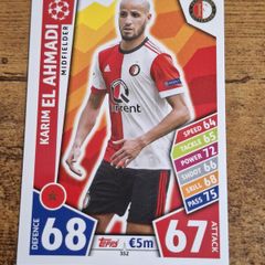 Topps Match Attax, Champions League 2017-18, Card 352, Karim El Ahmadi - free standard postage