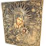Vintage Virgin Mary of Kazan Icon Image 3