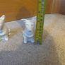A pair of vintage Belleek porcelain Scottish Terrier dog figurines Image 5