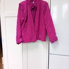 Joules Pink Quilted Casual Jacket Detachable Sleeves S 16/18