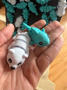 Bear and Fish Magnet