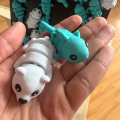 Bear and Fish Magnet