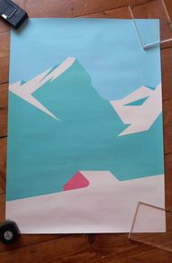 Winter - Hey graphic design poster