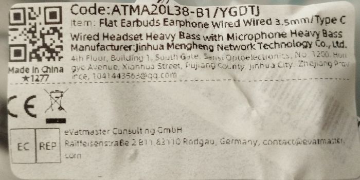 FREE POST - 5 Pairs Ear Buds - Headphones with Microphone 3.5mm. Brand New Packaged.