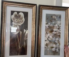 Framed Floral Wall Art (3)