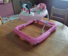 Bright Starts Disney Baby Minnie Mouse  2-in-1 Activity Walker