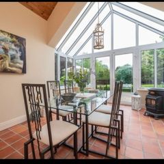 Glasstop table and chairs