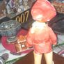 Beautiful Old Large Ceramic Figurine of a Young Boy Smoking a Pipe, similar in style to Art Deco "whistling boy" figures from the 1930s, Good Condition Image 3