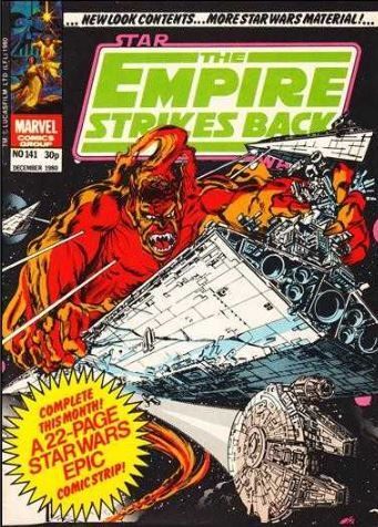 Starwars The Empire Strikes Back Weekly, Marvel Comic 1980 Issues , 135-138 and 141