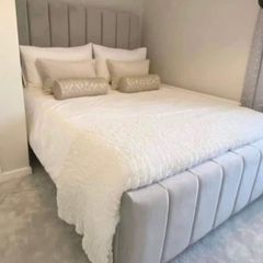 Kingsize Bumber bed frame and Memory Foam Mattress