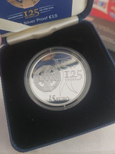 gaa silver proof coin