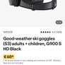 Wedze Ski Goggles(S3) G900 HD BLACK Image 2