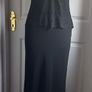 Maria Bonita Black Beaded Evening Gown BNWT Size 10-12 Approx Image 3