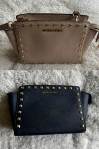 2 Micheal Kors Selma Studded Medium bag