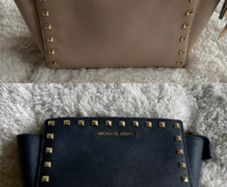 2 Micheal Kors Selma Studded Medium bag
