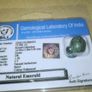 11.5ct Natural Emerald with certificate Image 3