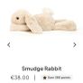 New JELLYCAT Medium Smudge Rabbit Image 2