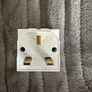 2 way double plug adaptor UK, dual adaptor Image 2