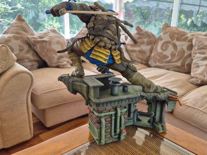Tmnt Ninja Turtle Leonardo Custom Printed And Painted