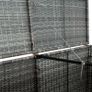 Double Wheelie Bin Shed Poly Rattan Anthracite 148x77x111 cm Image 3