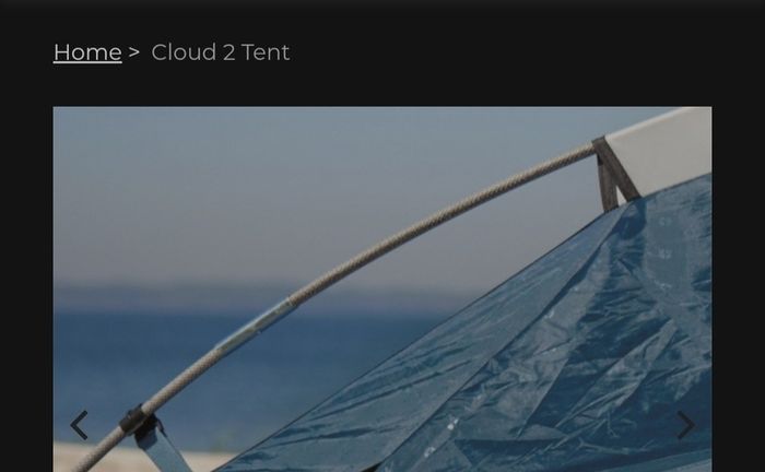 Outwell cloud 2, 2 man tent