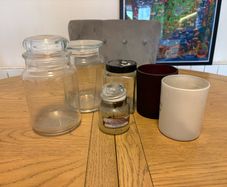 empty candle jars