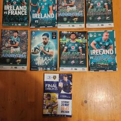 Rugby International Programs X 6.. In Very Good Condition. See Photos.