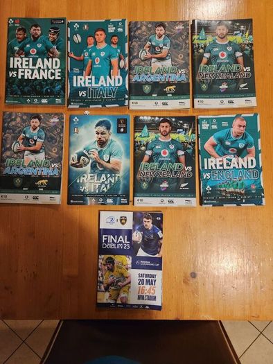 Rugby International Programs X 6.. In Very Good Condition. See Photos.