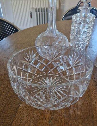 Glass decanters/bowls