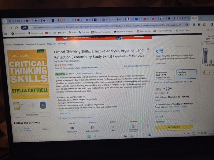 Critical Thinking Skills. Books. Stella Cottrell. Palgrave McMillan