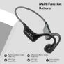 Real Bone Conduction Headphones Bluetooth Wireless Earphones Waterproof Sports Headset with Mic for Workouts Running Driving Image 8