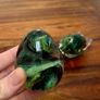 2 Vintage Hand- blown Glass Paperweights Image 8