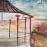 XL Original Painting of Bray Bandstand Wicklow Ireland Original Irish Art Image 7