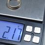 Vintage 9ct Gold Wedding Band Ring 375 Hallmarked Milgrain Edges Size 51 Image 7