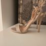 Ladies Nude Colour Strap Heels Size 6 (EU 39) Image 2