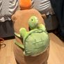 Giant Capybara Plush Toy with Turtle Backpack & Orange Image 2